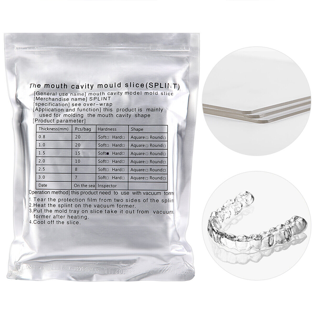 U Ortho Vacuum Forming Bleaching Sheets - Soft