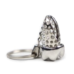 iDENTical Tooth Shape Silver Keychain (YK-068S) - 4