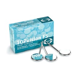 Hahnenkratt TOPvision FS Rhodium 22 mm Mouth Mirrors No. 4 (SS) Plane 12/pk - 721X4