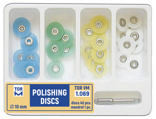 Tor Vm Polishing Discs (diameter 10 mm) (41pcs) No. 1.069 - Kit