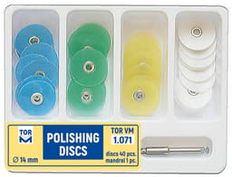 Tor Vm Polishing Discs (diameter 14 mm) (41pcs) No. 1.071 - Kit