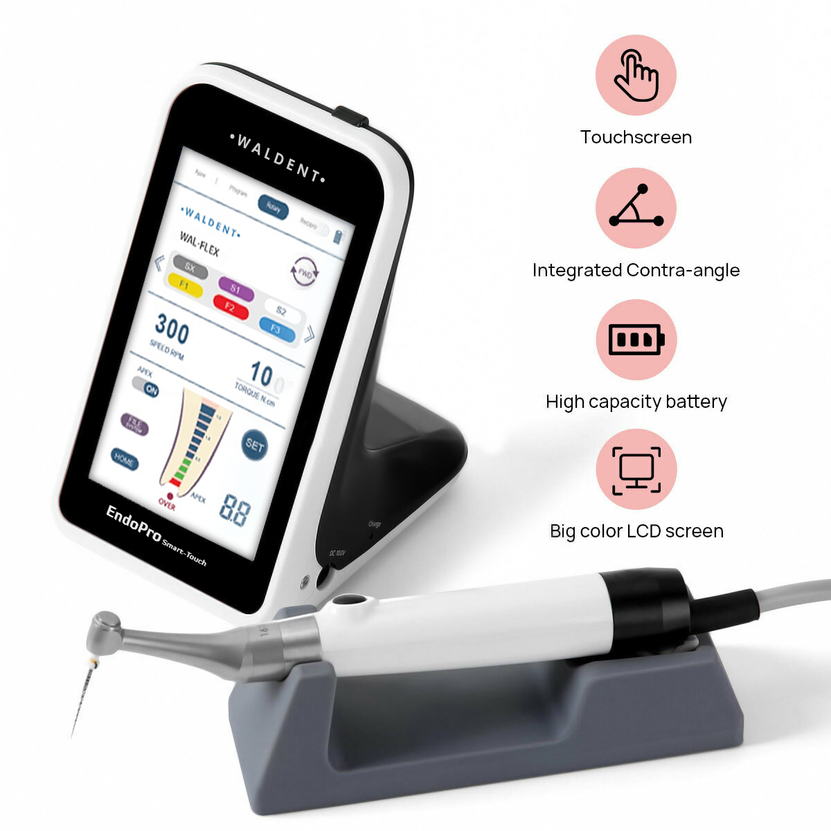 Waldent EndoPro Smart Touch Endomotor With Integrated Apex Locator