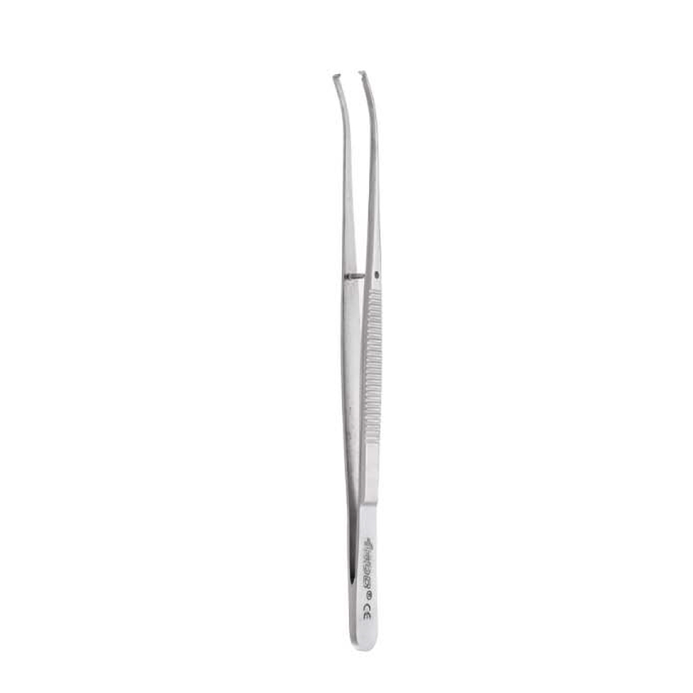 GDC Tissue Forceps Semken - Curved - 1x2 (12.5cm) (Tp34)