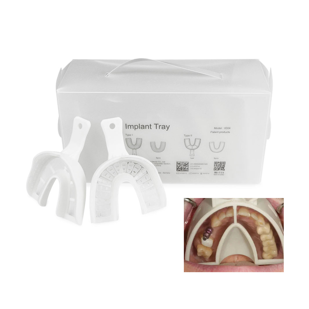 Cotisen Implant Impression Trays Set