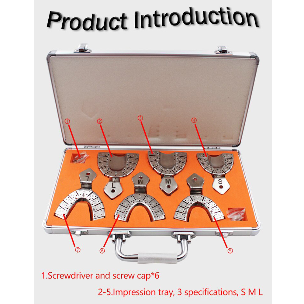 DentalPlant Stainless Steel Implant Impression Trays