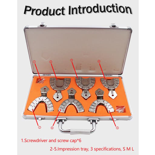 DentalPlant Stainless Steel Implant Impression Trays