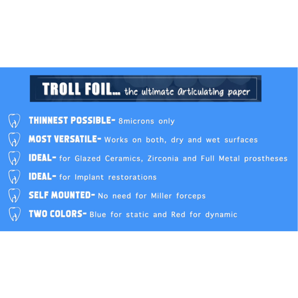 MiK Trollfoil Articulating Foil - 8µm