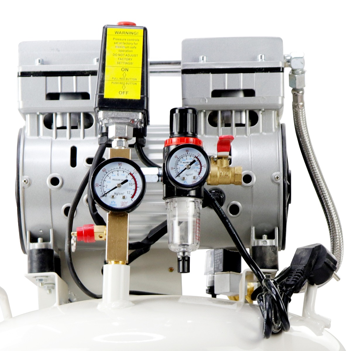 Waldent TurboX Pro Dental Air Compressor 1.1 HP- Round Tank (WAC-110-TP-RT) # Refurbished