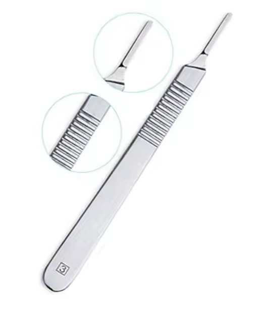 GI Dental BP Blade Handle No.3 - Fits Blade Sizes 10, 11, 12, 15 Only