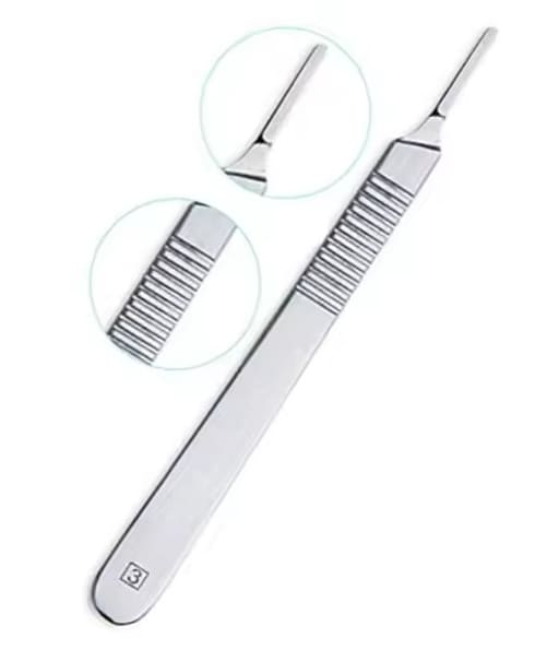 GI Dental BP Blade Handle No.3 - Fits Blade Sizes 10, 11, 12, 15 Only