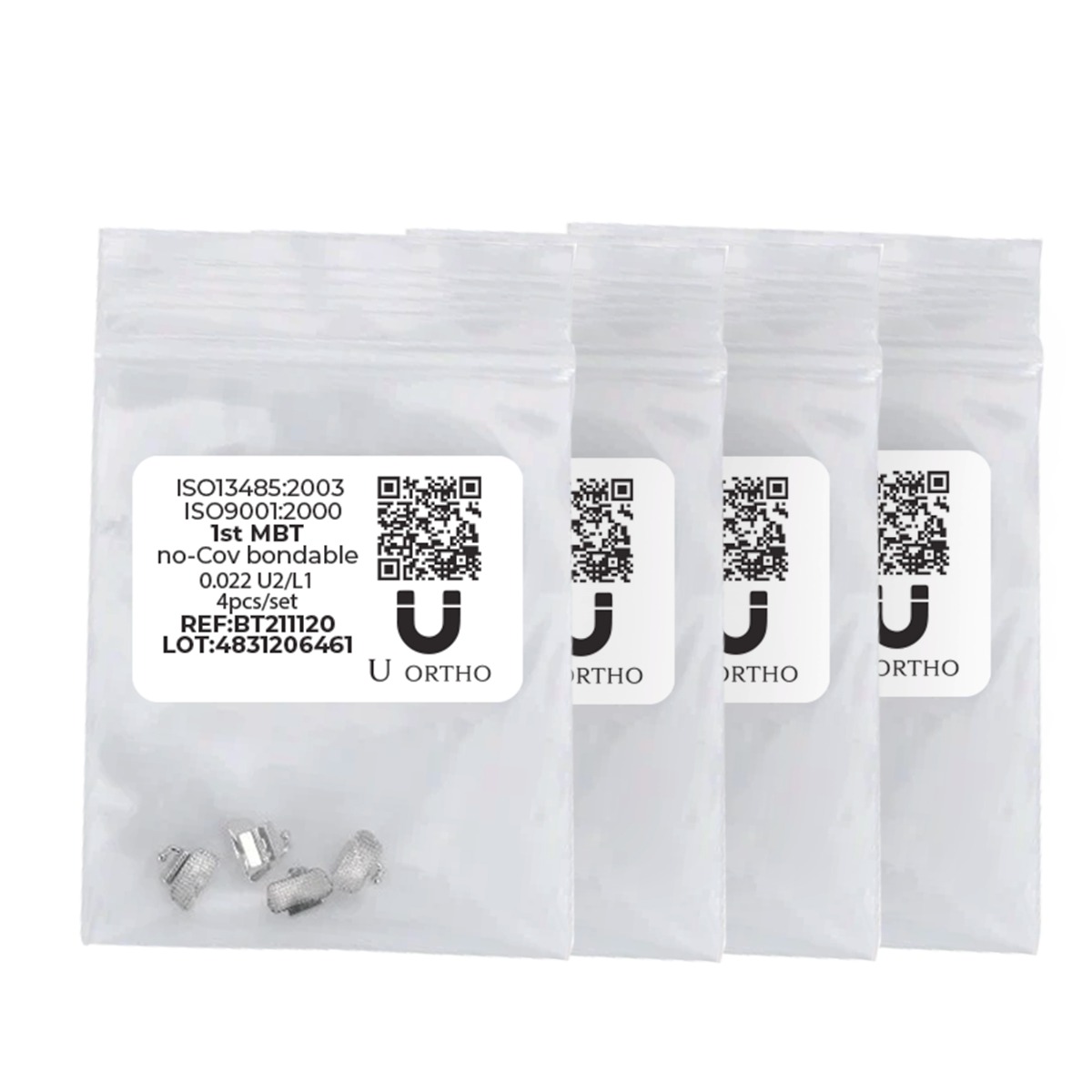 U Ortho Bondable Buccal Tubes - 1st Molar MBT 0.022