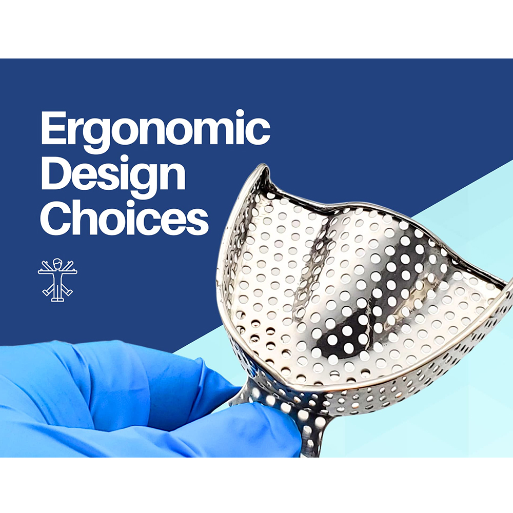 GDC Dentulous Perforated Impression Trays Upper # 4 (ITRLDPU4)