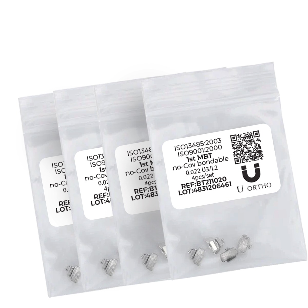 U Ortho Bondable Buccal Tubes - 1st Molar MBT 0.022 - U3/L2