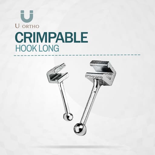 U Ortho Crimpable Hook Long
