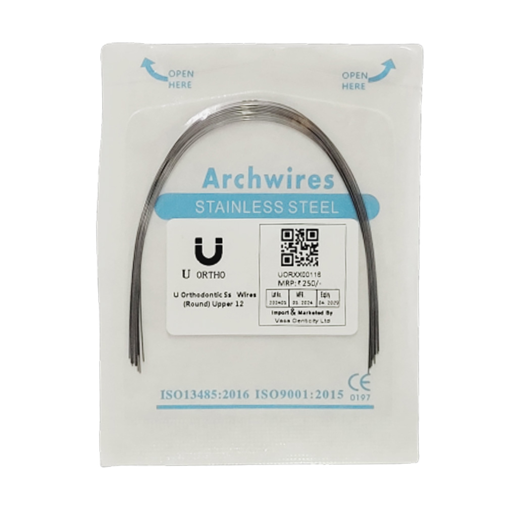 U Ortho Ss Wires (Round) Upper 12
