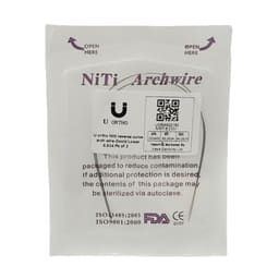 U ortho Niti Reverse Curve Arch Wire-Ovoid (Pack of 2) - 12