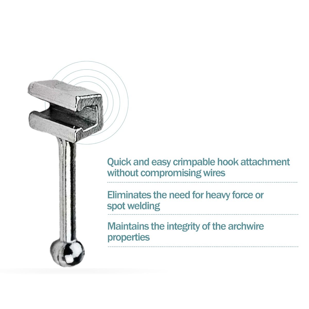 U Ortho Crimpable Hook Long