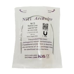 U Ortho Niti reverse curve archwire -Rectangular Lower17x25 Pack of 2