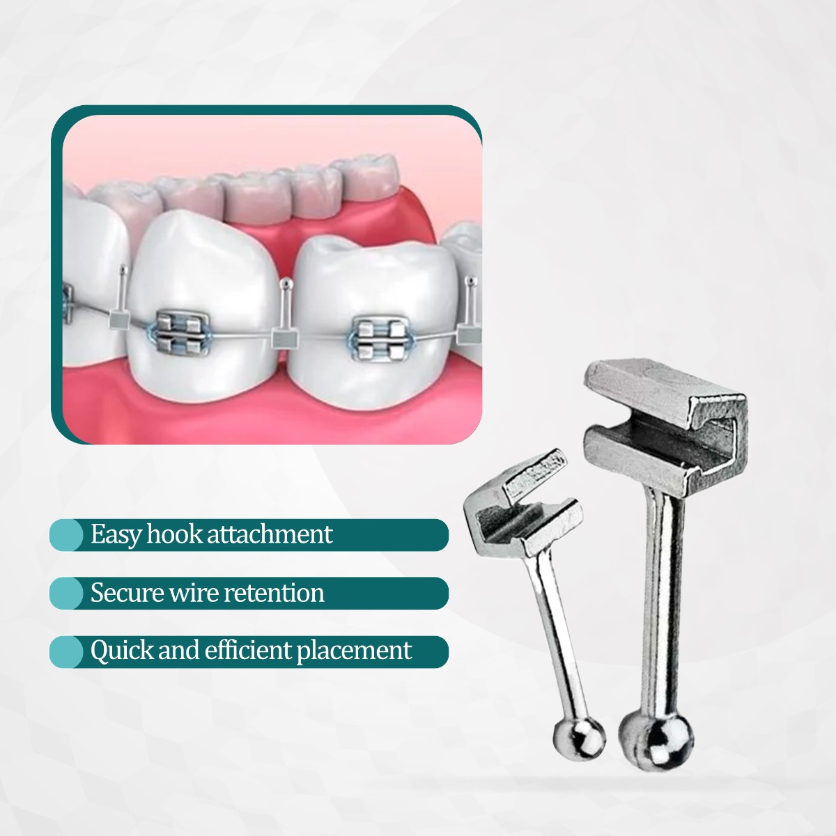 U Ortho Crimpable Hook Long