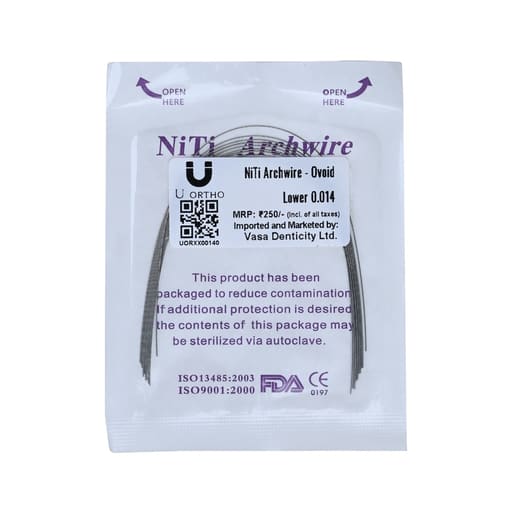 U Ortho NiTi Archwire -Ovoid(pack of 10)