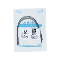 U Ortho Ss Wires (Rectangular) Lower 16 x 22