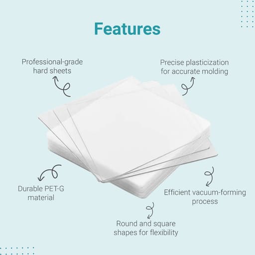 U Ortho Vacuum Forming Splint Sheets - Hard