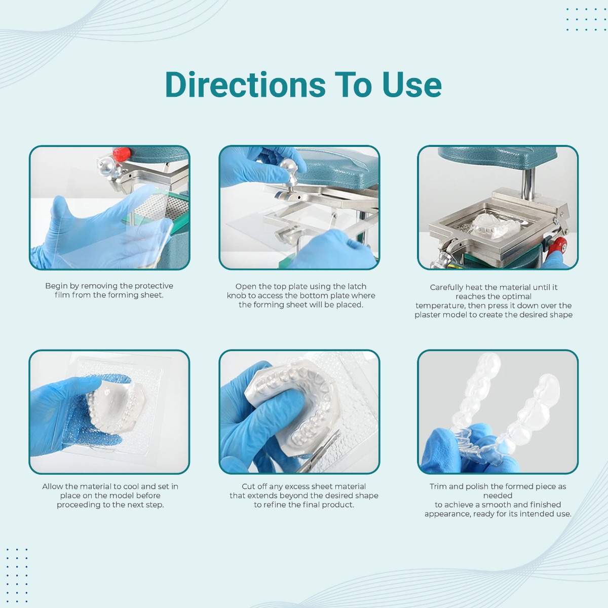 U Ortho Vacuum Forming Splint Sheets - Hard