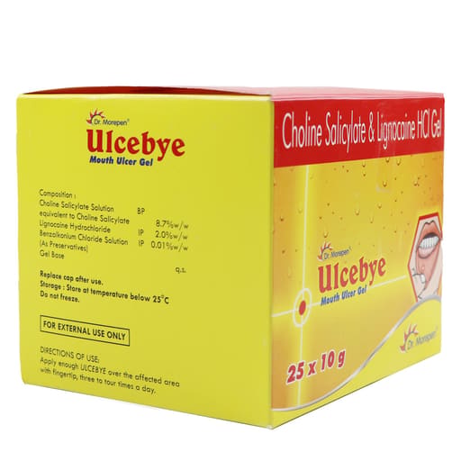 Dr.Morepen Ulcebye Mouth Ulcer Gel (Pack of 25)
