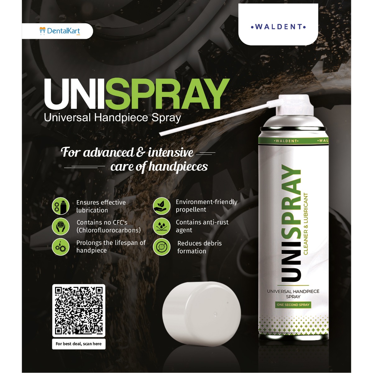 Waldent Unispray Universal Handpiece Spray