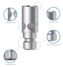 Mediden Dio-UF Regular Compatible 3D Digital Implant Analog (3D-32) - 2