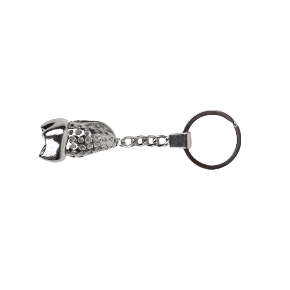 iDENTical Tooth Shape Silver Keychain (YK-068S)