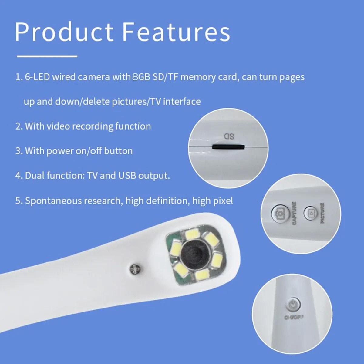 Waldent Instacam Intraoral Camera (TV Model)