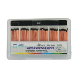 Meta Gutta Percha Points - 2% #40