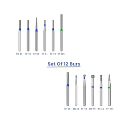 SuperEndo Cavity Preparation Burs Kit (FG Shank - For High-Speed Handpiece Only) - 6