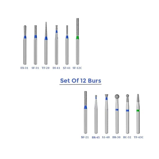 SuperEndo Cavity Preparation Burs Kit (FG Shank - For High-Speed Handpiece Only)