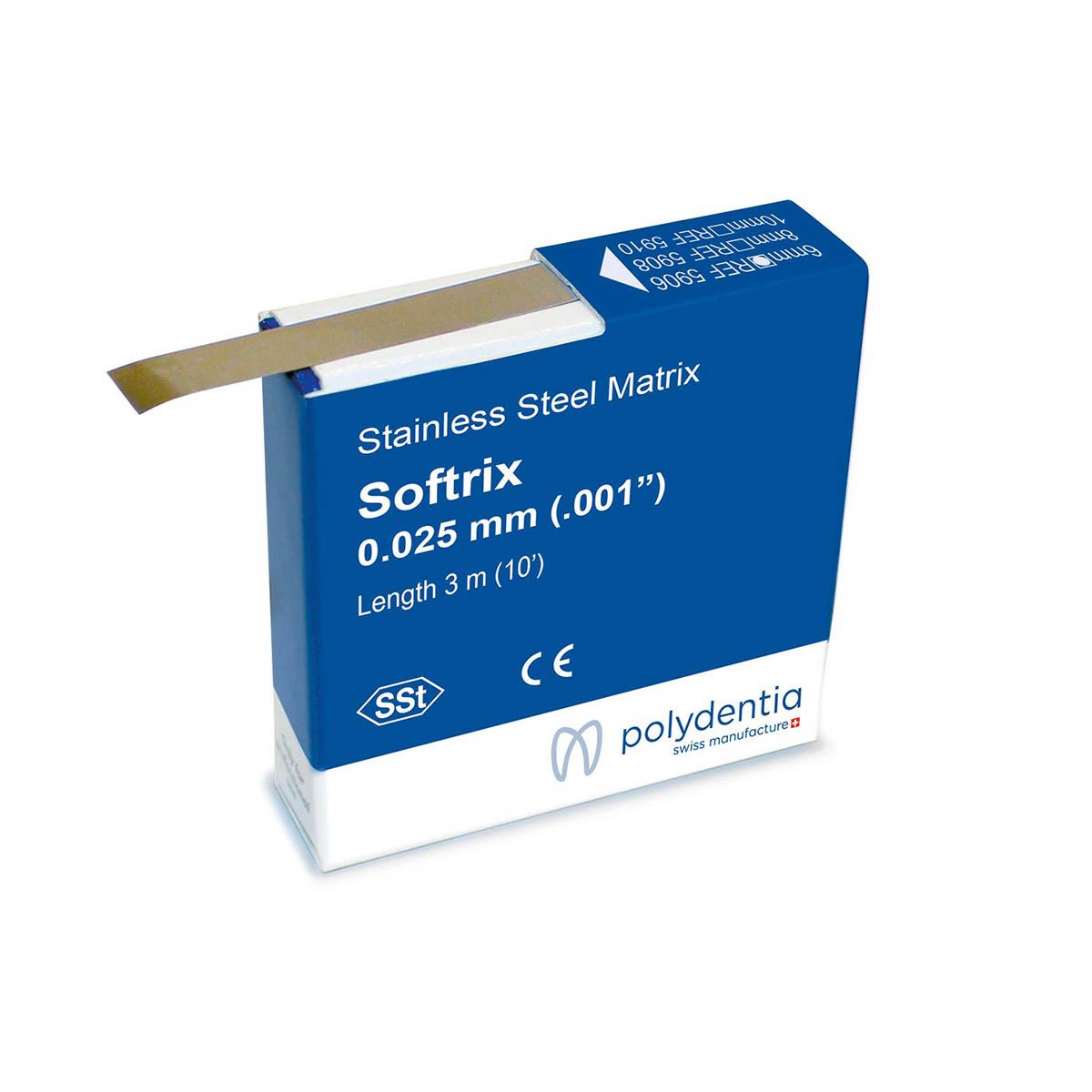 Polydentia Stainless Steel Matrix Strips - Soft