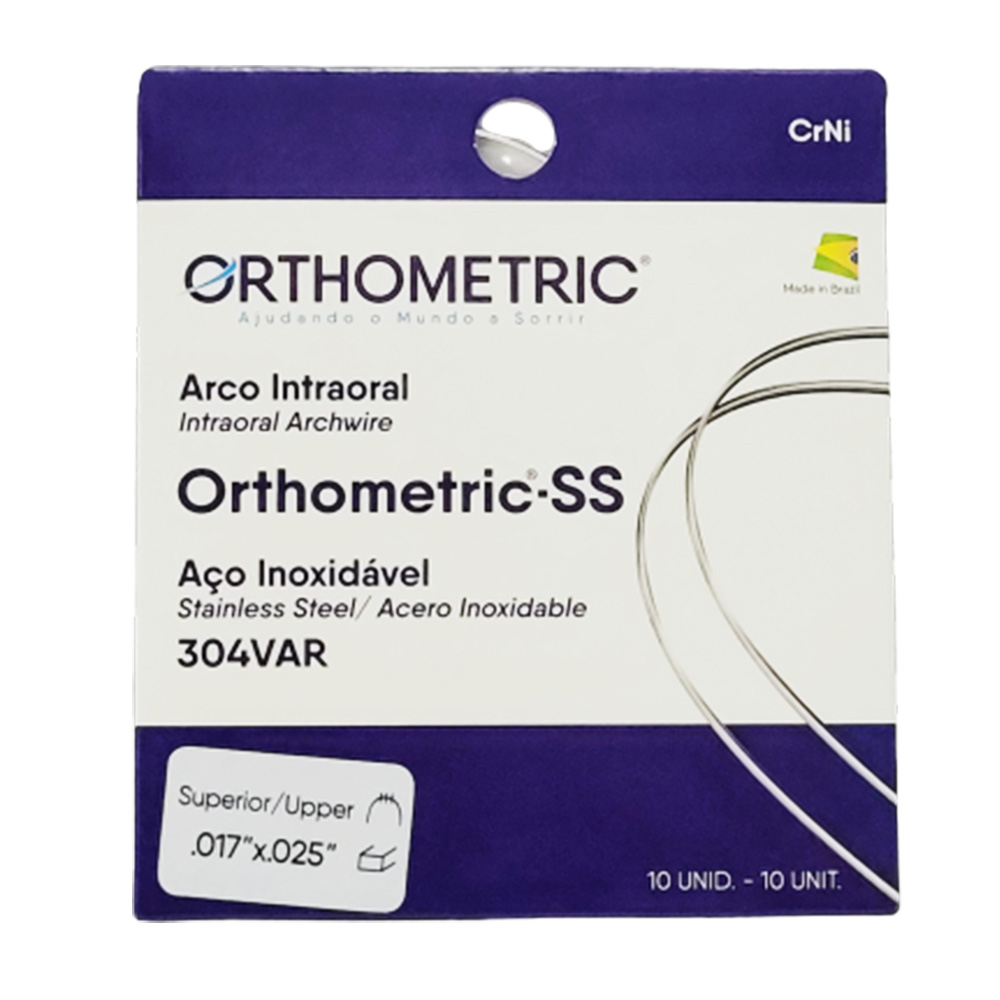 OrthoMetric SS Archwire Rectangular 017x025 Upper - (51.50.2517)
