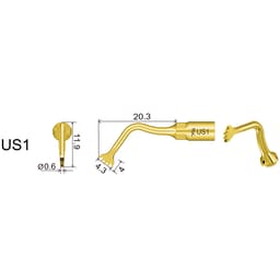 Woodpecker Piezo Bone Surgery Tips - 17