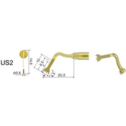 Woodpecker Piezo Bone Surgery Tips - 20