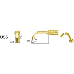 Woodpecker Piezo Bone Surgery Tips - 23