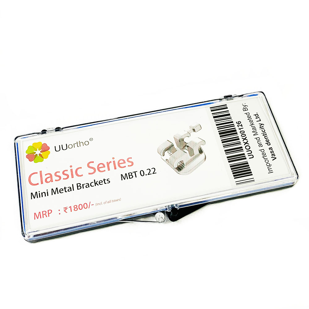 UU Ortho Classic Series Mini Metal Brackets MBT 0.22