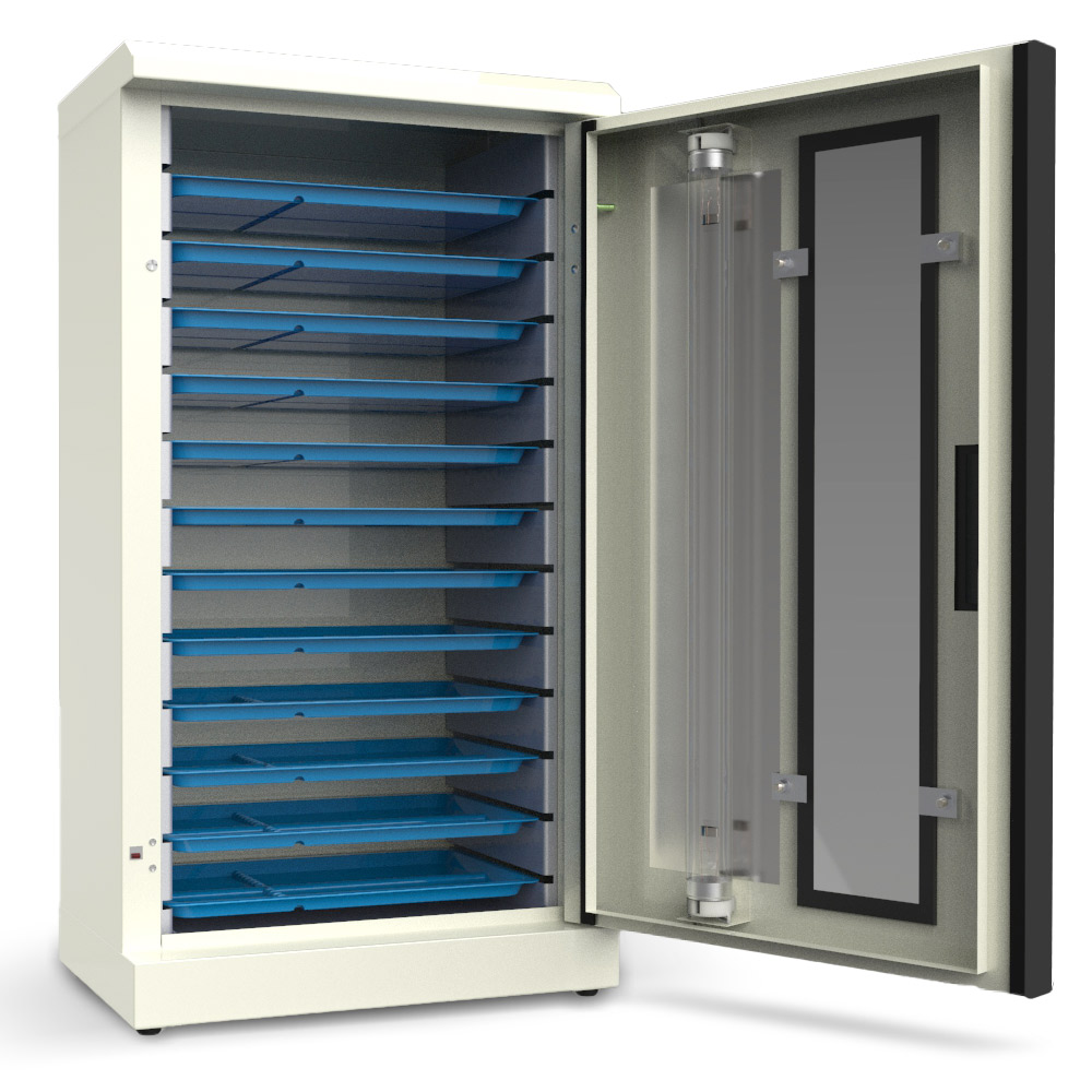 Waldent Wal-Cab UV Chamber 12 Trays - Walnut Brown