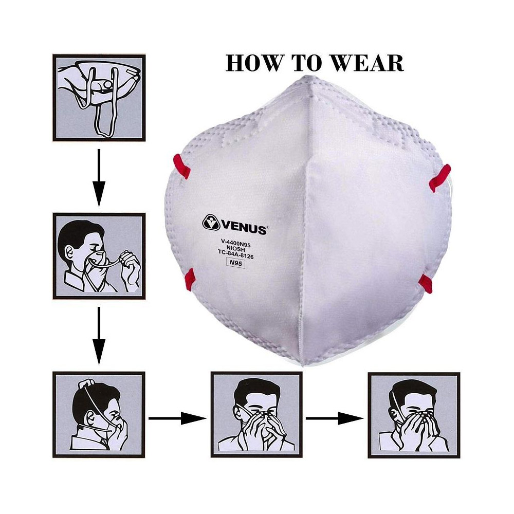 Venus V4400 N95 mask (PACK OF 50)