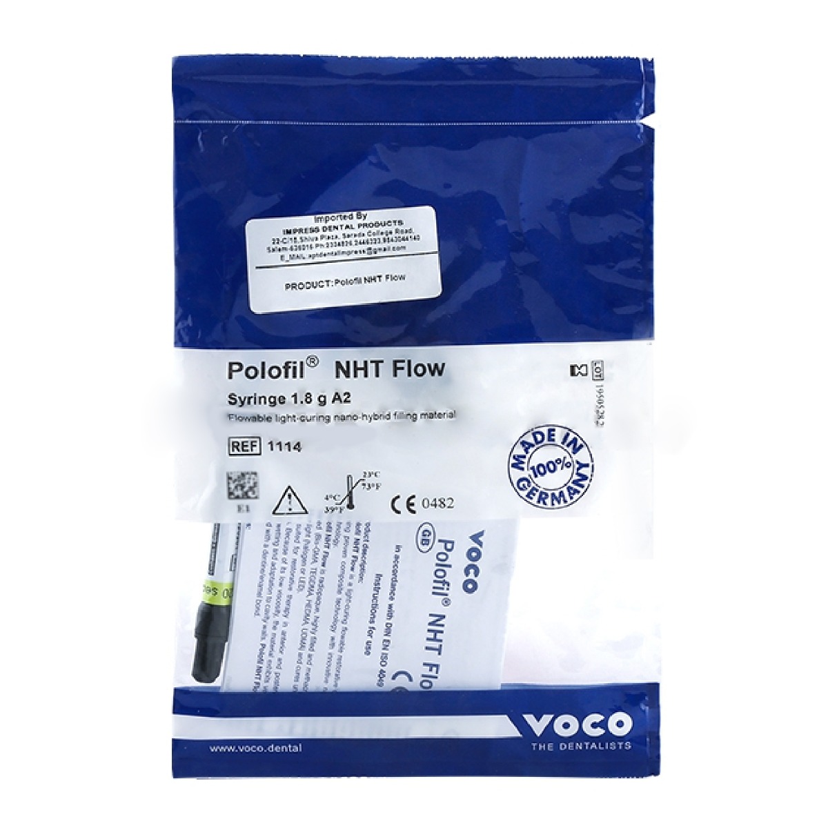 Voco Polofil NHT Flow Flowable Composite Material