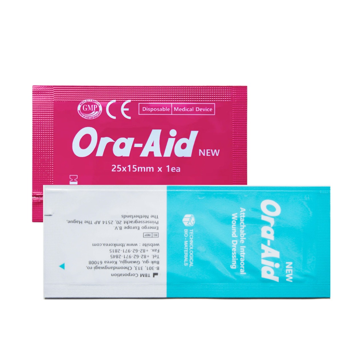 Ora-Aid Attachable Intra-oral Wound Dressing 