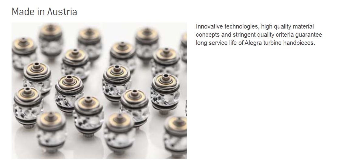 W&H TE Airotor Handpiece