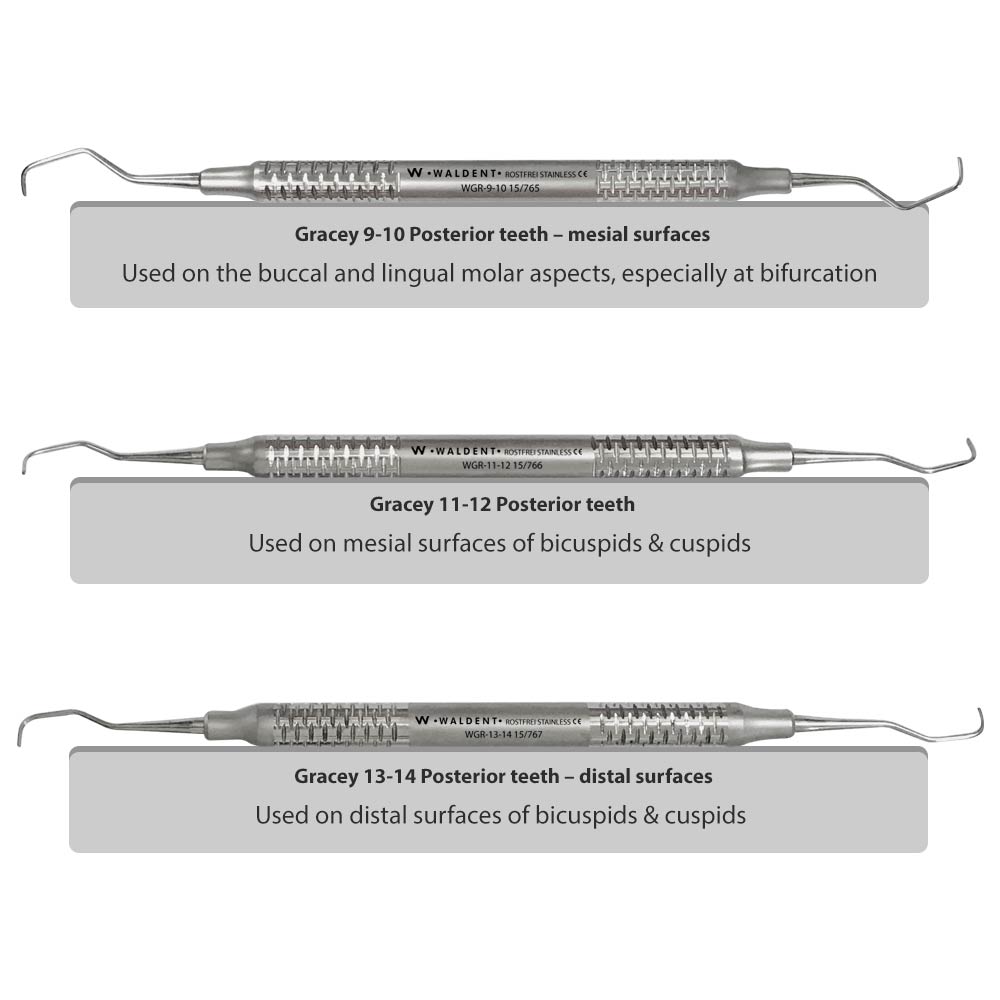 Waldent Gracey Curettes