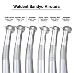 Waldent Sandyo Airotor - Mini Head- Pushbutton (W-127) - 2