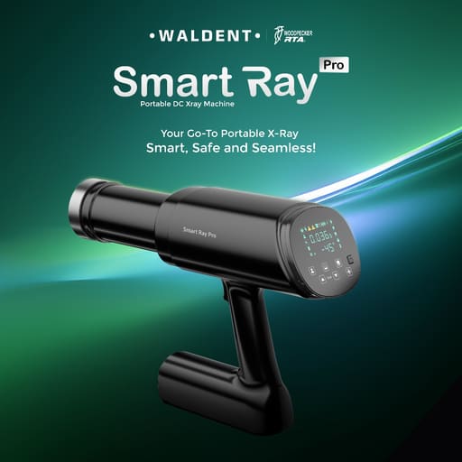 Woodpecker RTA Smart Ray Pro Portable DC Xray Machine By Waldent