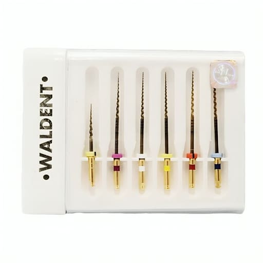 Waldent Premium Taper Gold Rotary Files 31mm Assorted SX-F3